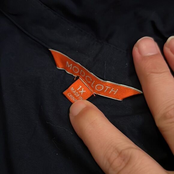 ModCloth button down blouse 1x - Picture 7 of 7